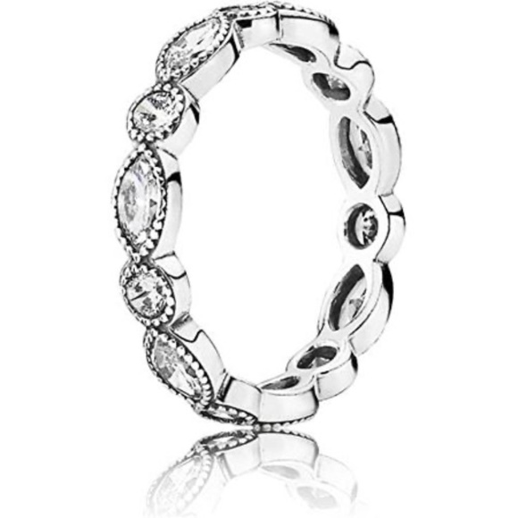 PANDORA Alluring Brilliant Marquise Stackable Ring - Picture 1 of 5